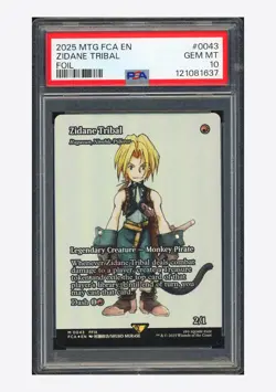 MTG PSA 10 Zidane Tribal Mythic Foil 2025 #0043 FCA English - Image 1