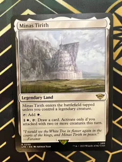 Minas Tirith NM MTG Universes Beyond: the Lord of the Rings:... - Image 1