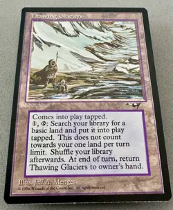 Thawing Glaciers Alliances Regular MTG-Never Played NM-Vintage RESERVE LIST - Image 3