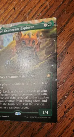 MTG Loot, Exuberant Explorer ( Borderless ) R 0336 NM Foundations {FDN} - Image 2