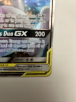 Pokemon TCG Mewtwo and Mew GX Sun & Moon Holo Promo Card #SM191 NM - Image 3