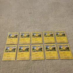 Lot of (10) Pokemon TCG Pikachu Evolving Skies 049/203 MINT Rare - Image 1
