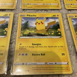 Lot of (10) Pokemon TCG Pikachu Evolving Skies 049/203 MINT Rare - Image 2