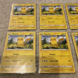 Lot of (10) Pokemon TCG Pikachu Evolving Skies 049/203 MINT Rare - Image 3