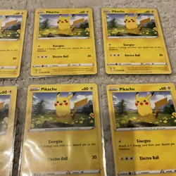 Lot of (10) Pokemon TCG Pikachu Evolving Skies 049/203 MINT Rare - Image 5