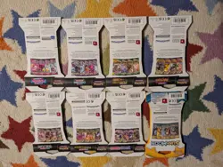 Pokemon Sleeved Booster Pack (Lot x8) Evolving Skies, Sun Moon, Fusion, Chilling - Image 3