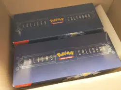 2 Pokemon Holiday Calendar 2023 Factory Sealed Boxes - Image 1