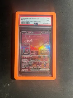 2023 POKEMON SVP EN-SV BLACK STAR PROMO 151 ULTRA-PREM COLL #053 MEW EX PSA 9 - Image 1