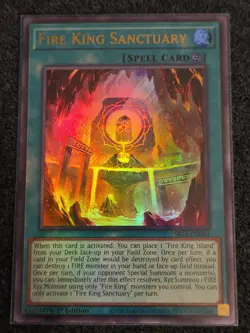 Fire King Sanctuary - SR14-EN024 - Ultra Rare 1st Edition - NM - Image 1