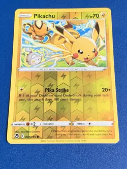 POKEMONE. PIKACHU 049/195 PLAYERS CARD -:- IN AS NEW MINT CONDITION. - Image 1