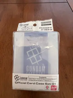 Gundam TCG Official Storage Card Case Set 01 New Case Only - Image 1