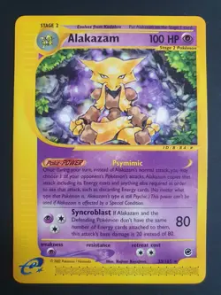 Alakazam 33/165 - Expedition Base Set - Pokemon Card - Excellent Condition - Image 1