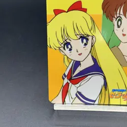 Venus Jupiter Sailor Moon R TCG card AMADA Carddass Part5 #253 Japan Limited - Image 4