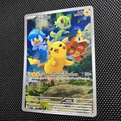 Pokemon - Pikachu SVP 027 Scarlet & Violet Promo Card Paldea Evolved NM - Image 2