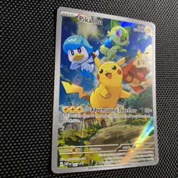 Pokemon - Pikachu SVP 027 Scarlet & Violet Promo Card Paldea Evolved NM - Image 3