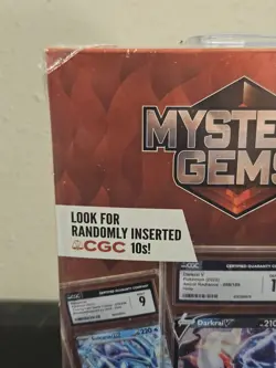 Pokemon Mystery Gems 1 CGC Graded Card & 1 Booster Pack 2025! New Sealed Box! - Image 2