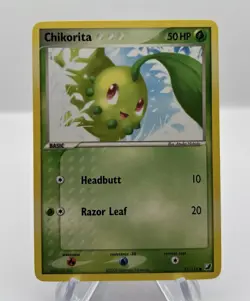 Chikorita Unseen Forces, 51/115 Pokemon Card - Image 1