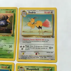 Vintage 1999 Pokemon Card Lot Jungle Set Uncommon English NM - Image 3