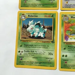 Vintage 1999 Pokemon Card Lot Jungle Set Uncommon English NM - Image 5