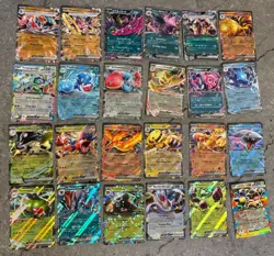 24 Card Double Rare ex Pokemon Lot - Mega Evolutions Destined Rivals Twilight Ma - Image 1