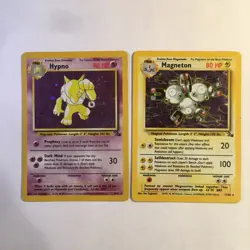 Vintage Pokemon Card Holo Lot Fossil Set Rare Ken Sugimori Art Lot 90s 1999 - Image 1