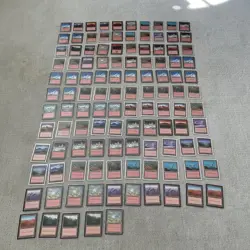 Lot of (115) Rare MTG MOUNTAIN Land Cards Magic The Gathering Vintage Cards - Image 1