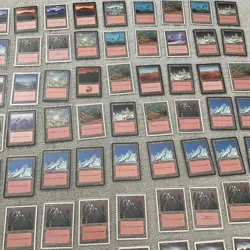 Lot of (115) Rare MTG MOUNTAIN Land Cards Magic The Gathering Vintage Cards - Image 3
