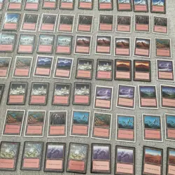 Lot of (115) Rare MTG MOUNTAIN Land Cards Magic The Gathering Vintage Cards - Image 4