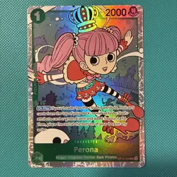 One Pice Card Game Perona OP12-034 Legacy Of The Master SR Foil - Image 1