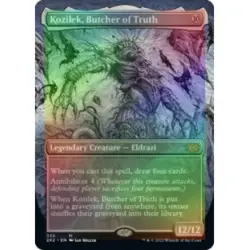 FOIL KOZILEK, BUTCHER OF TRUTH (BORDERLESS) Double Masters 2022 Magic MTG CARD - Image 1