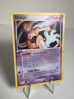 DAMAGED Deoxys 16/107 Holo EX Deoxys Deck Exclusives AUTHENTIC Pokemon Card - Image 1