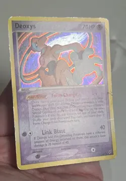 DAMAGED Deoxys 16/107 Holo EX Deoxys Deck Exclusives AUTHENTIC Pokemon Card - Image 5