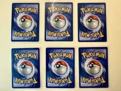 Pokemon TCG 1st Edition Rare and Uncommon Card Jungle Set Lot of 6 NM Near Mint - Image 2