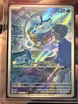 Pokemon TCG Mantyke Card 189/182 Sv04: Paradox Rift NM/Mint FAST SHIP - Image 1