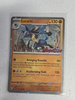 Pokemon Tyranitar 064/131 Lucario 051/131 Prismatic Evolutions Stamped Promos - Image 4