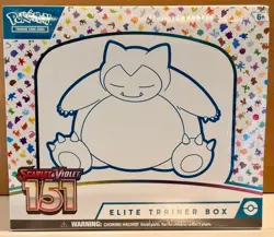 Pokemon Scarlet & Violet 151 Elite Trainer Box ETB Factory Sealed NEW Snorlax - Image 1