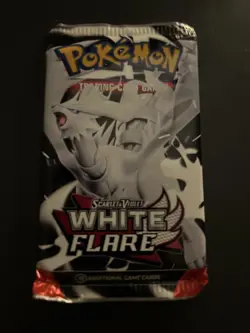Very Heavy! 22.81g Pokemon TCG SV10.5 White Flare Booster Pack Sealed! - Image 2