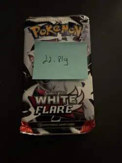 Very Heavy! 22.81g Pokemon TCG SV10.5 White Flare Booster Pack Sealed! - Image 4