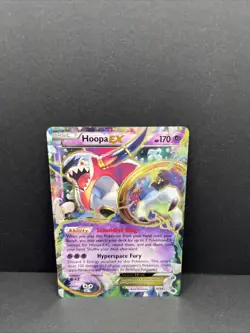 Hoopa EX 36/98 XY Ancient Origins Ultra Rare Holo Pokemon TCG Card - Image 1
