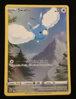 Swablu GG27/GG70 Pokemon TCG Crown Zenith: Galarian Gallery Rare Holo Near Mint - Image 1