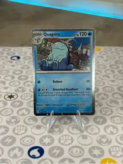 Pokemon Quagsire SVP 156 Scarlet & Violet Cosmos Holo Black Star Promo NM - Image 1