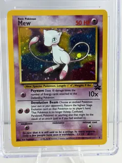 2000 POKEMON PROMO BLACK STAR POKEMON LEAGUE #9 MEW-HOLO CGC 8.5 NM/MINT+ - Image 2