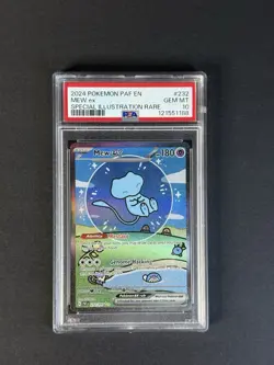 Pokemon Mew EX Bubble Mew PSA 10 Gem Mint 232/091 SIR SV Paldean Fates 2024 Rare - Image 1
