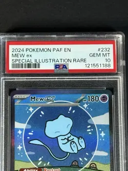 Pokemon Mew EX Bubble Mew PSA 10 Gem Mint 232/091 SIR SV Paldean Fates 2024 Rare - Image 3