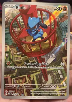 Riolu 010 Promo Mega Evolutions Rare Pokemon TCG NM Near Mint - Image 1