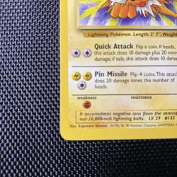 Pokemon Jolteon Jungle Non-Holo Rare 20/64 WOTC 1999 NM - Image 5