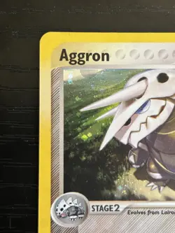 2003 Pokemon TCG Aggron EX Ruby & Sapphire Holo Rare 1/109 LP/NM - Image 2