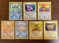 Pokemon TCG Vintage Fossil Rare Lot LP-NM - Image 1