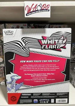 Pokemon TCG Scarlet & Violet White Flare Binder Collection Factory Sealed Box! - Image 3