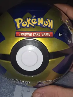 1 x 2023 POKEMON TCG D23 Pokeball Poke Ball Tin 3 Booster Packs - Random Design - Image 1